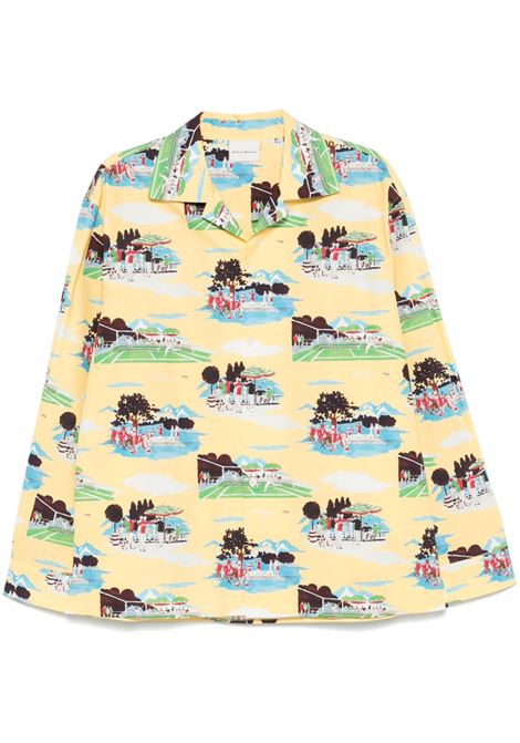 Yellow Country Club shirt DRÔLE DE MONSIEUR - men DRÔLE DE MONSIEUR | GSH209CO194LYL
